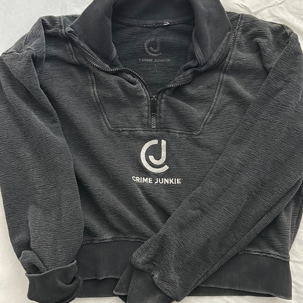 Crime Junkie cropped sweater